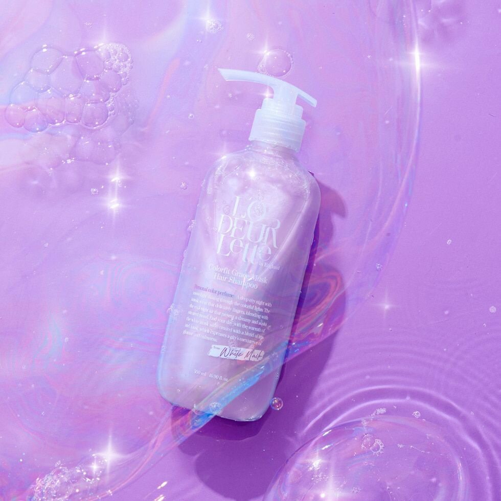 L'ODEURLETTE IN ENGLAND COLOR FIT GRACE MUSK HAIR SHAMPOO Парфюмированный шампунь для волос c ароматом белого мускуса 500мл — фото 1