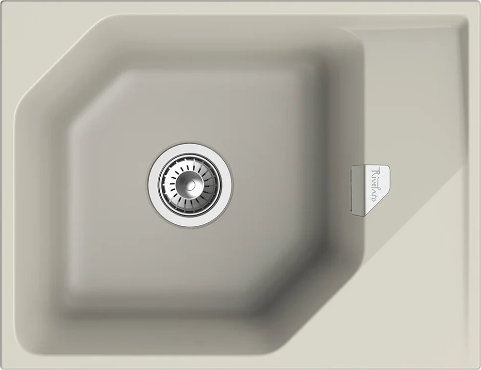 Кухонная мойка Rivelato Locus LS-65 topazio 65x50 см, топаз