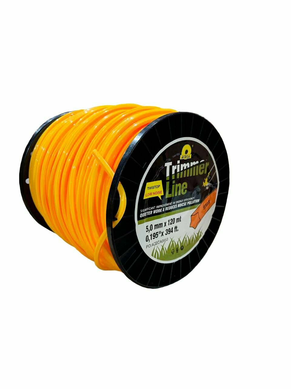 Леска Trimmer Line для триммера 5,0 мм х 120 м (бухта), сечение звезда