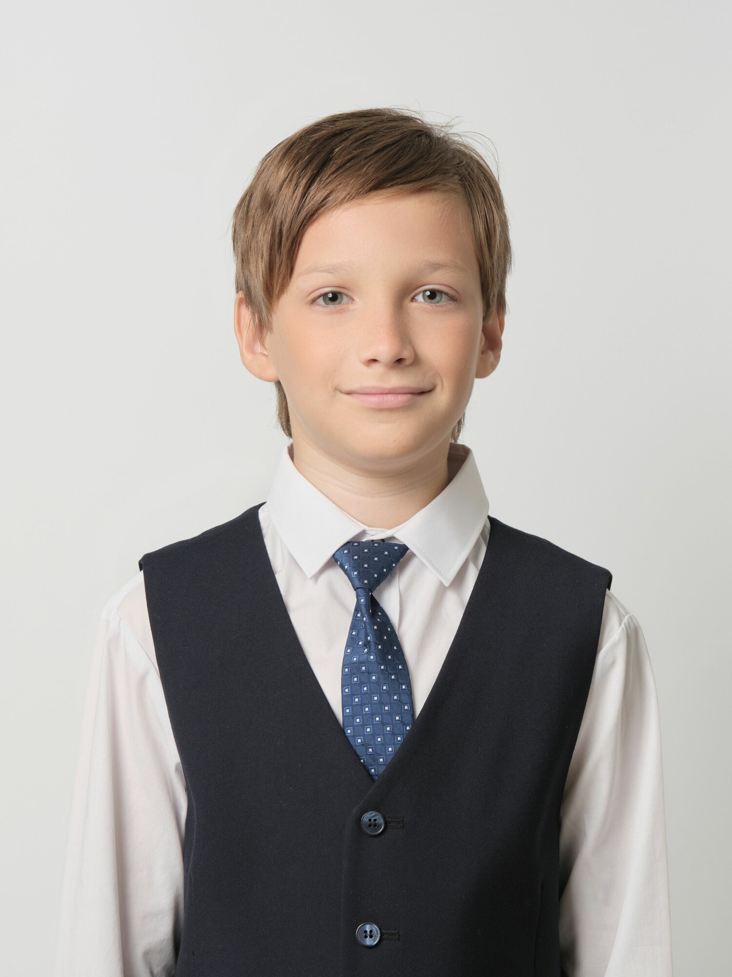 Галстук Андерсен, синий — фото 1