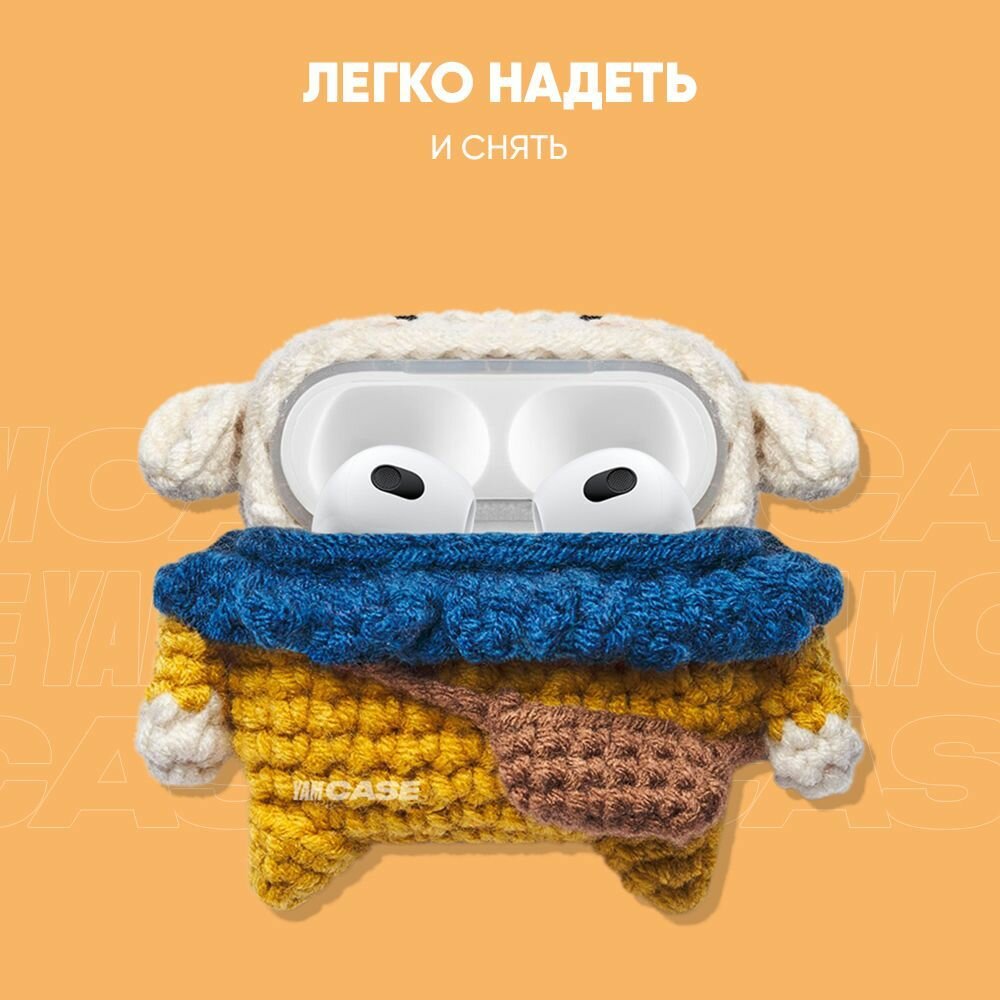 Чехол для AirPods 3, плюшевый чехол для наушников — фото 1