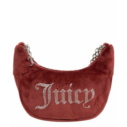 фото Сумка багет juicy couture, бордовый