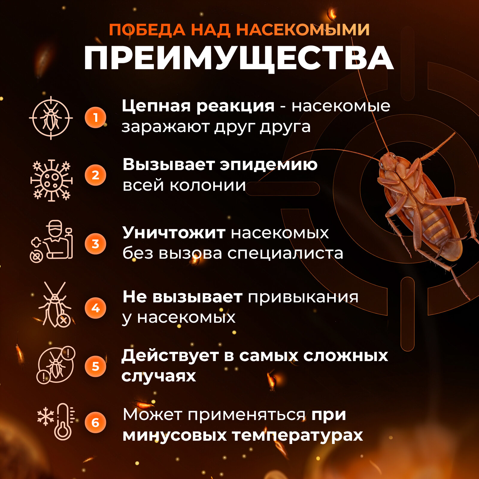 Средство от тараканов и муравьев эффективное профессиональное, порошок без запаха Дозор 200 гр — фото 1