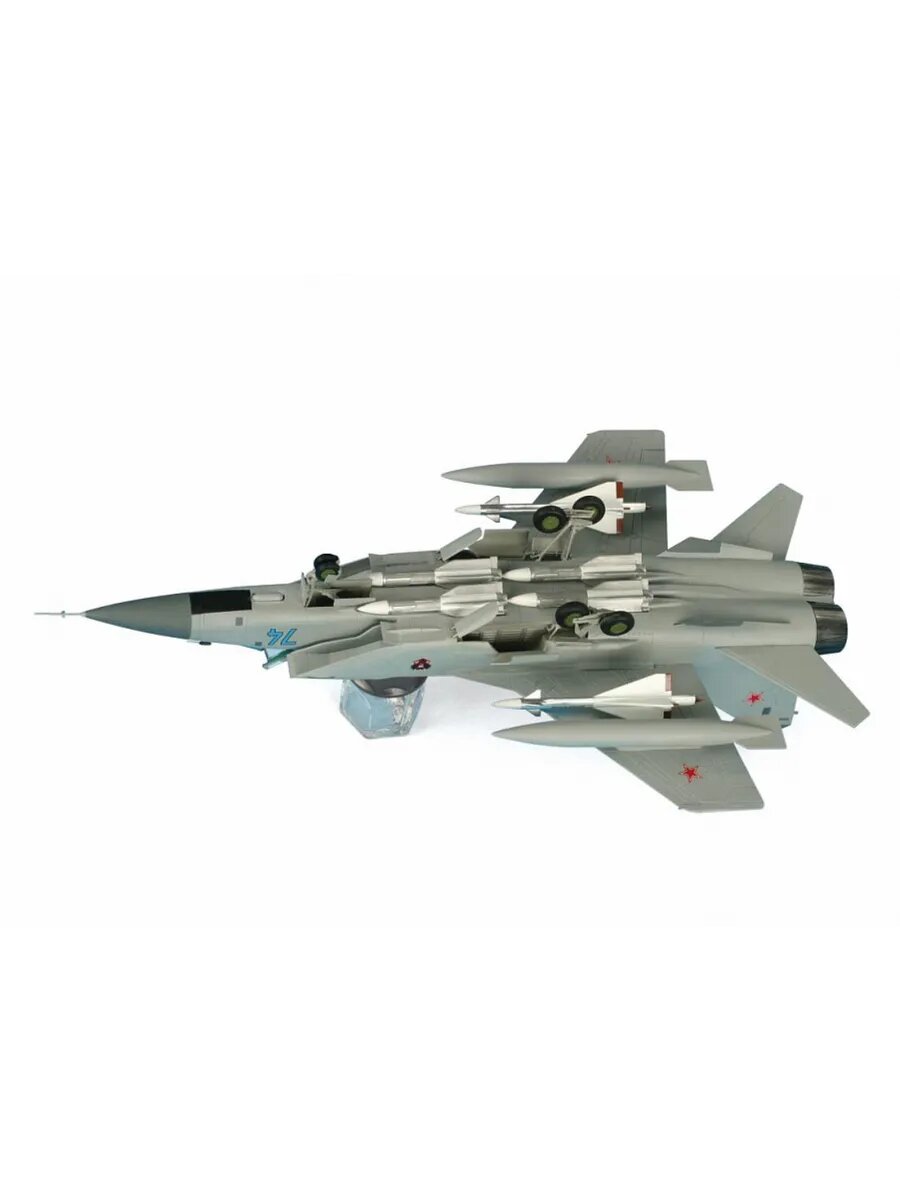 Самолет "МиГ-31" ZVEZDA 119 деталей, масштаб 1:72, сборная модель — фото 1
