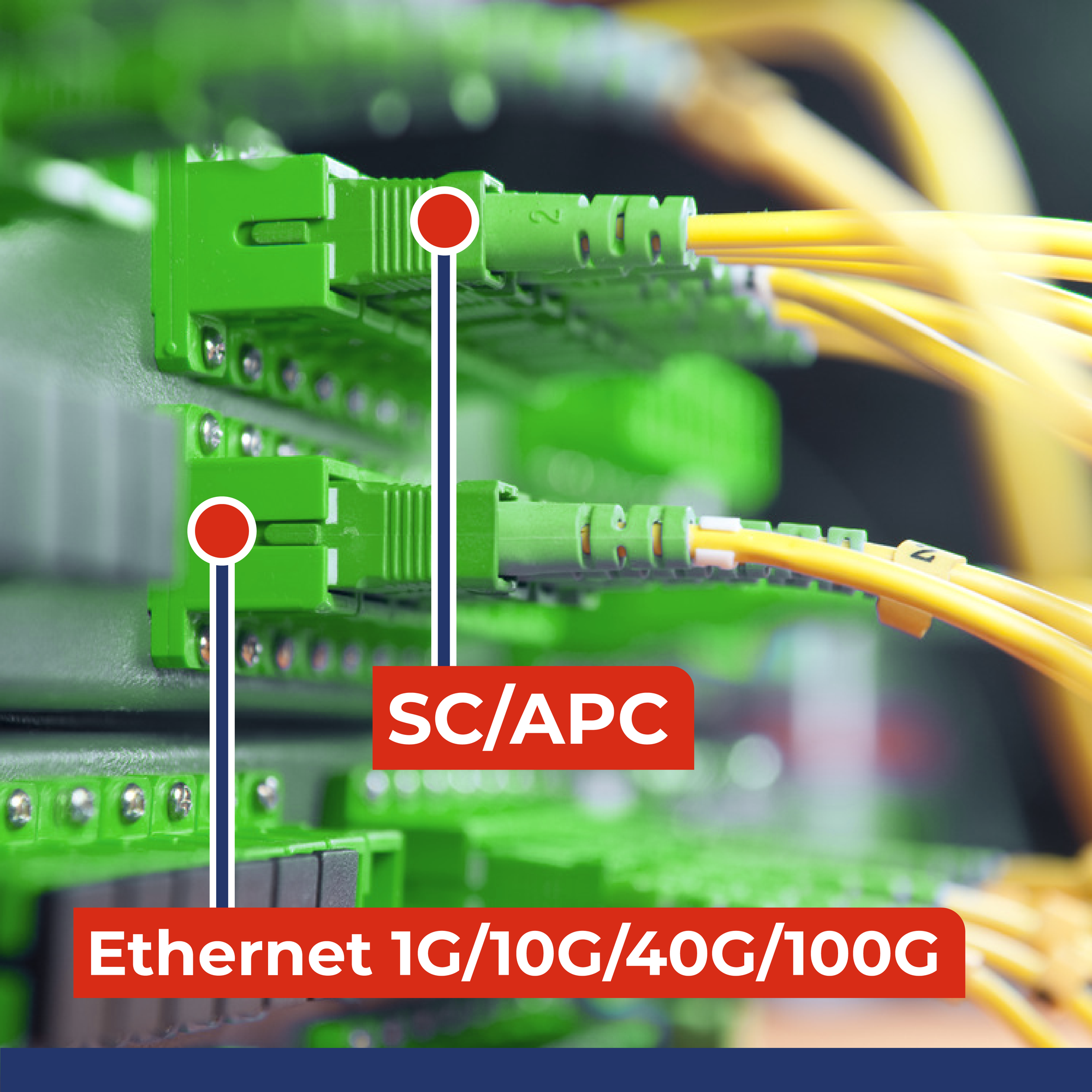 Патч-корд оптический 1м SC(APC)-SC(APC) G.652D 3мм simplex (9/125мкм) LSZH - 1м — фото 1
