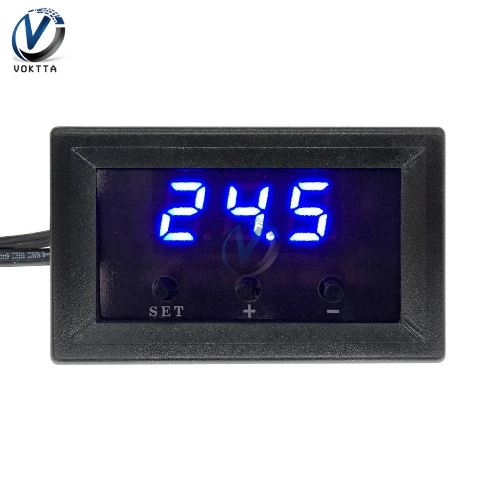 Цифровой регулятор температуры Voktta W1209, Синий