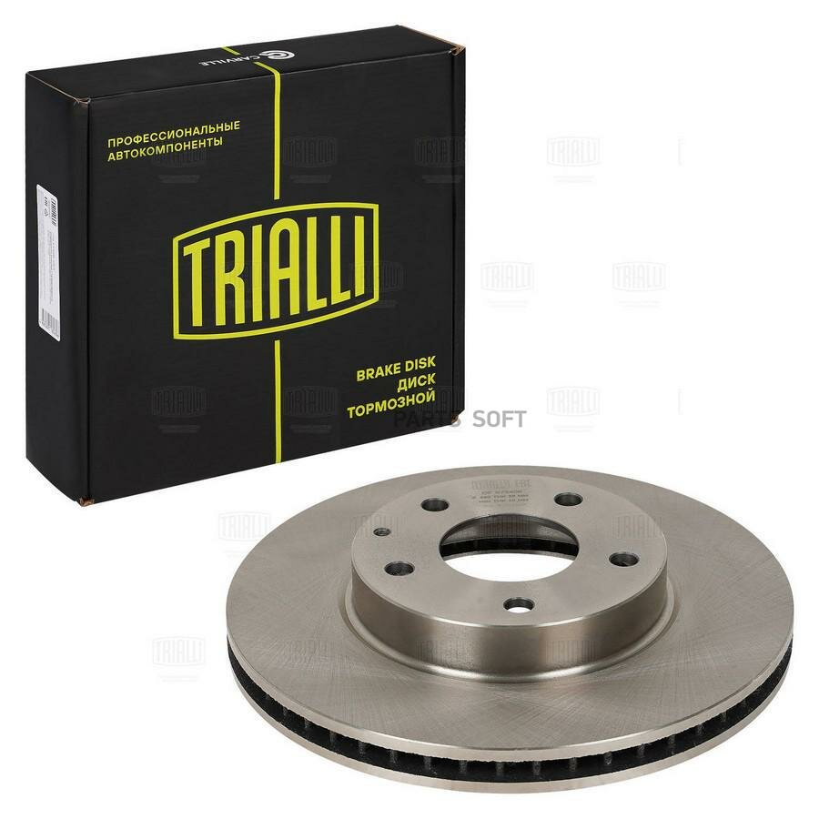 TRIALLI DF-073408 Диск торм. для а/м Mazda 3 (13-) перед. d=280 (DF 073408) ()