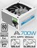 Блок питания для ПК 700W Белый ATX ZIRCON AA-700-White, 20+4pin 4...
