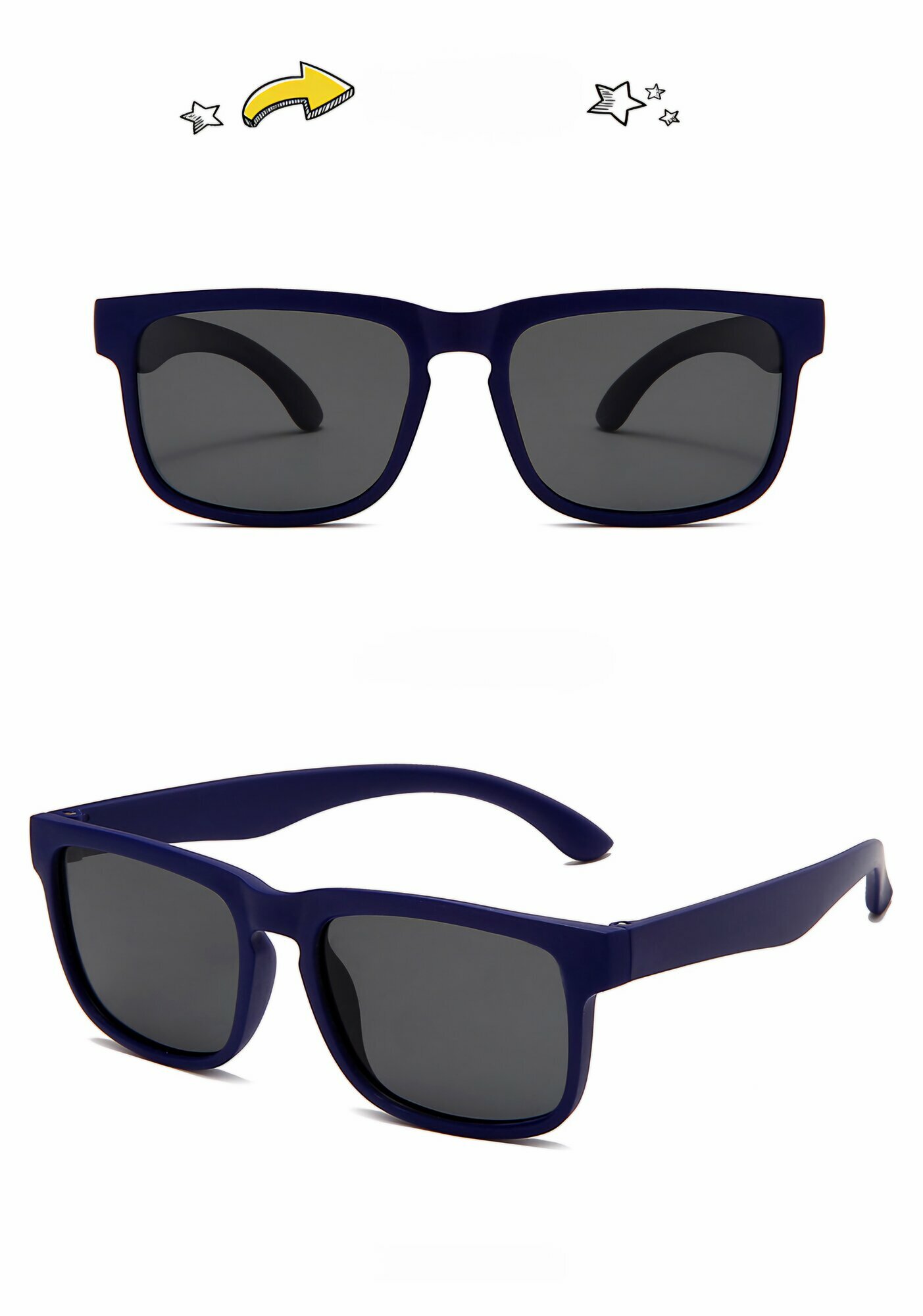 Солнцезащитные очки  синий