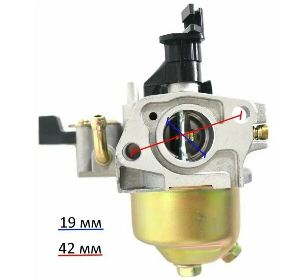 Карбюратор для мотоблоков и двигателей 168F/168F-1/168F-2/170F/GX160/GX200