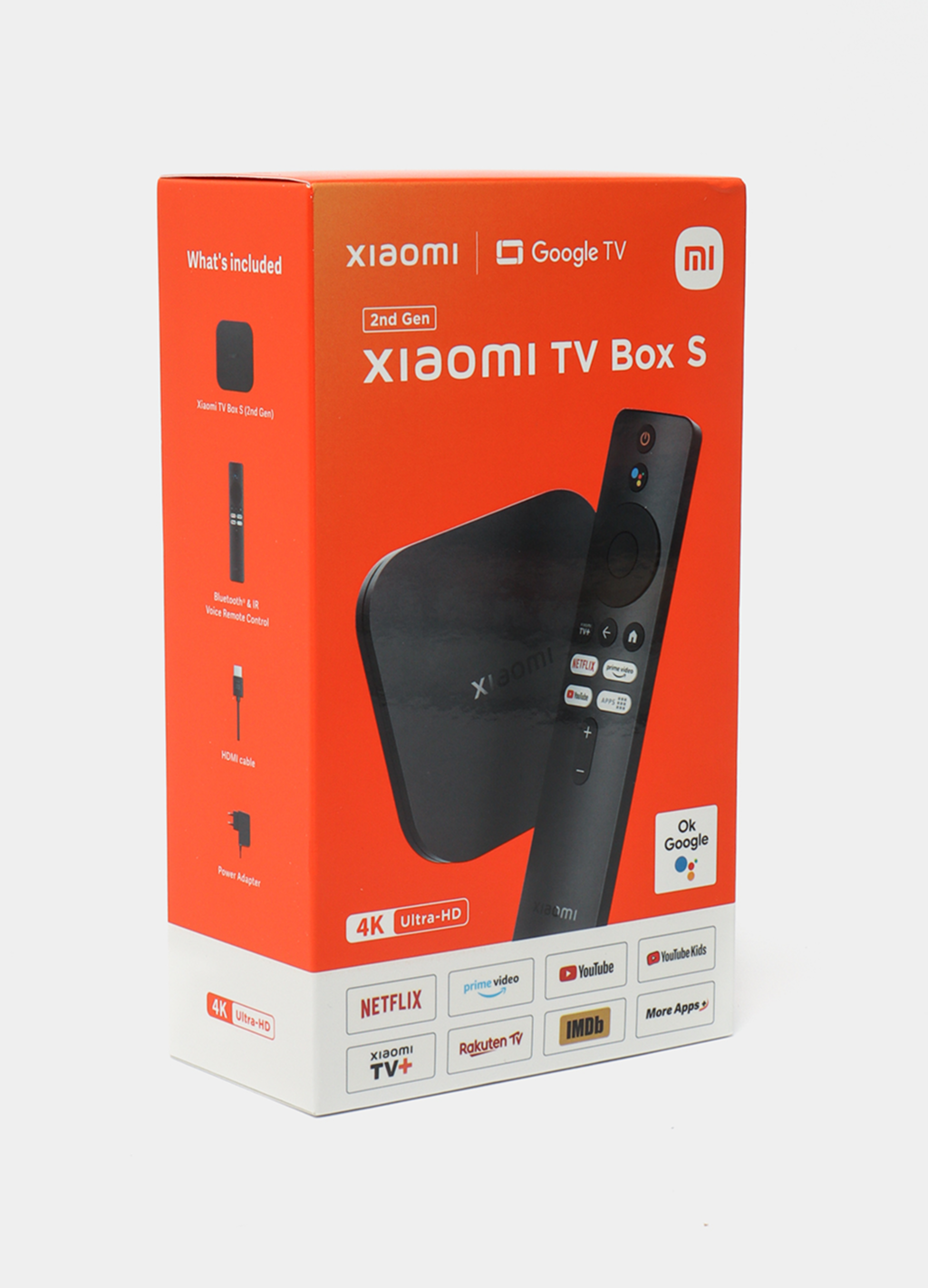 Умная Приставка для телевизора Mi Box S 3 Gen, Google TV , Xiaomi GLOBAL 4K