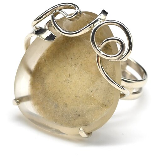Кольцо Радуга Камня, кварцит, размер 19.5 кольцо радуга камня кварцит размер 17 5 желтый бесцветный