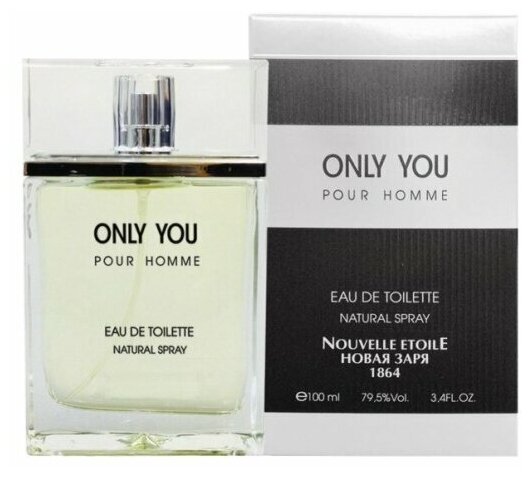 Туалетная вода Новая Заря Only You pour Homme, 100 мл