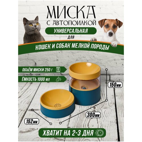 Миска для кошек / Миски для собак мелких пород / Автоматическая поилка кошек