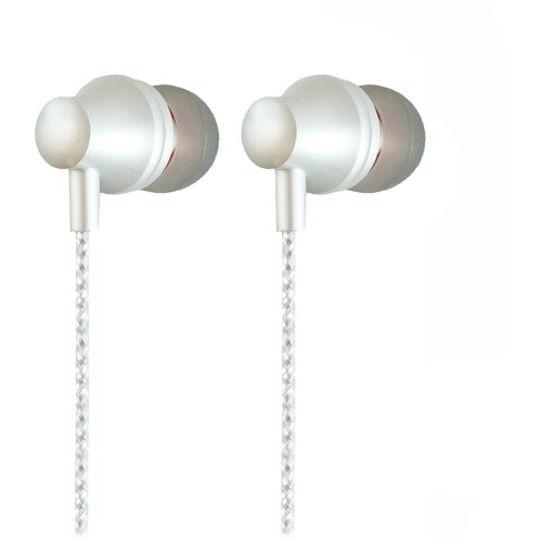 Наушники внутриканальные FaisON Q67 Exquisite микрофон кнопка ответа металлическая текстура кабель 12м цвет белый 43200₽