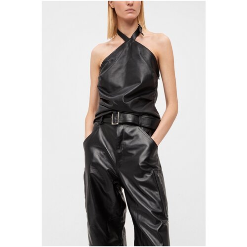 фото Топ manokhi цвет черный размер 42