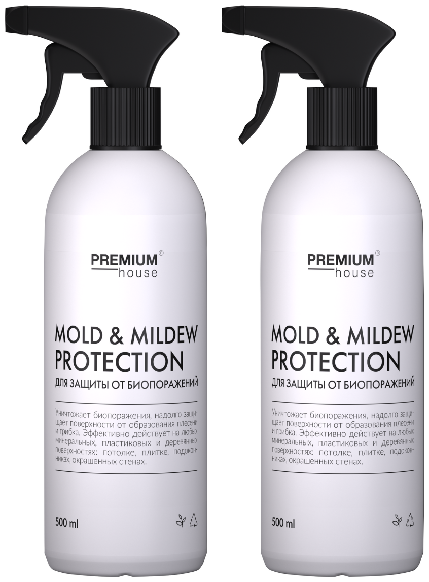 Средство для удаления плесени Premium House Mold Remover (0,5л) - фотография № 2