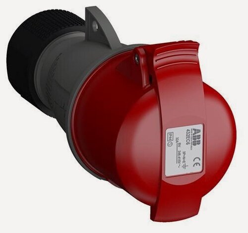 Изображение товара Розетка кабельная Easy&Safe 432EC6,32А,3P+N+E, IP44,6ч, ABB 2CMA102051R1000 (1 шт.)