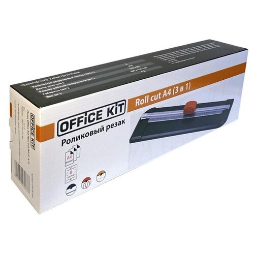 Резак для бумаги Office Kit Roll Cut A4, 300мм, 3л , роликовый