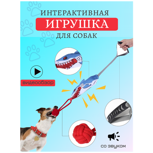 Игрушка для собак с пищалкой, канат для дрессировки, грейфер