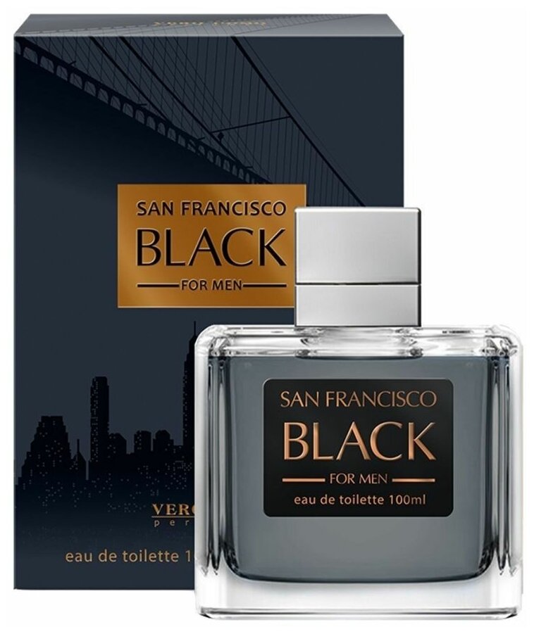 VERO UOMO Туалетная вода мужская San Francisco Black 100мл