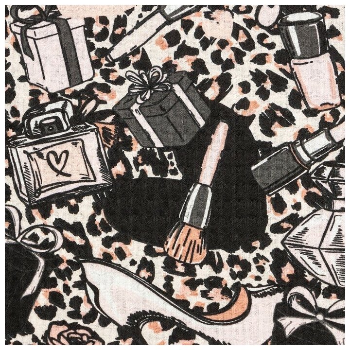 Набор для сауны Этель "Леопард" парео с бантиком+полотенце 80х150 см+повязка,100% хл - фотография № 11