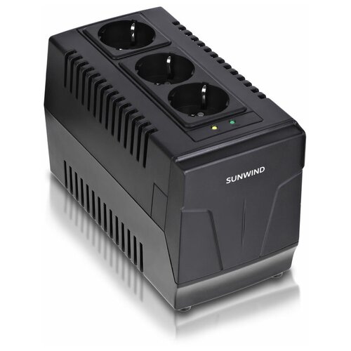 Стабилизатор напряжения SunWind AVR-600 черный