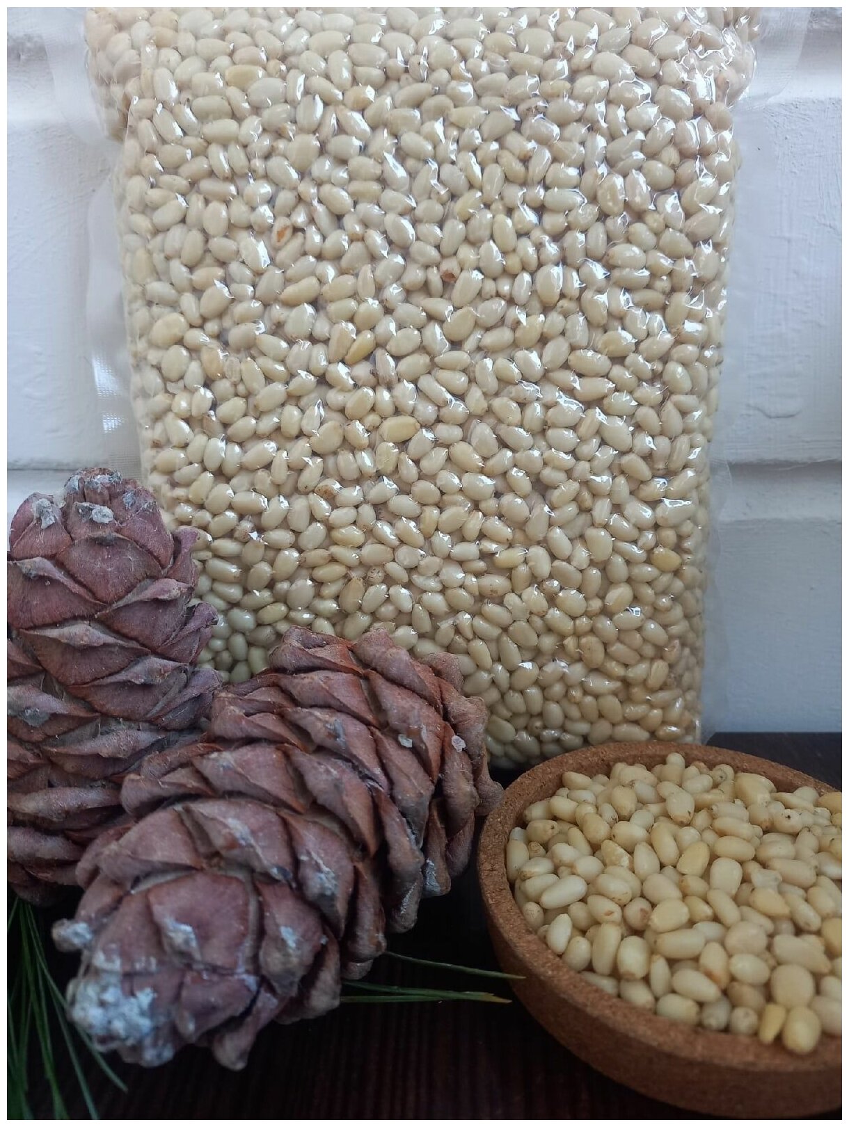 Кедровые орехи очищенные 100 грамм. Урожай 2022 года - фотография № 2