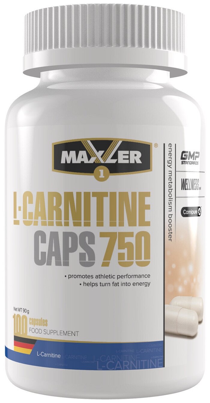 Maxler L-Carnitine (750caps) 100 caps.