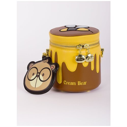 фото Сумка creambear коричневый, размер без размера cream bear