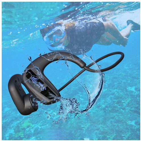 Беспроводные Bluetooth наушники IPX8 для плавания с костной проводимостью 32 ГБ MP3 музыкальный плеер Спортивная гарнитура 881100₽