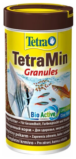 TetraMin Granules корм для всех видов рыб в гранулах 1 л - фотография № 14