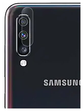 Защитное стекло на камеру Samsung Galaxy A70 A705