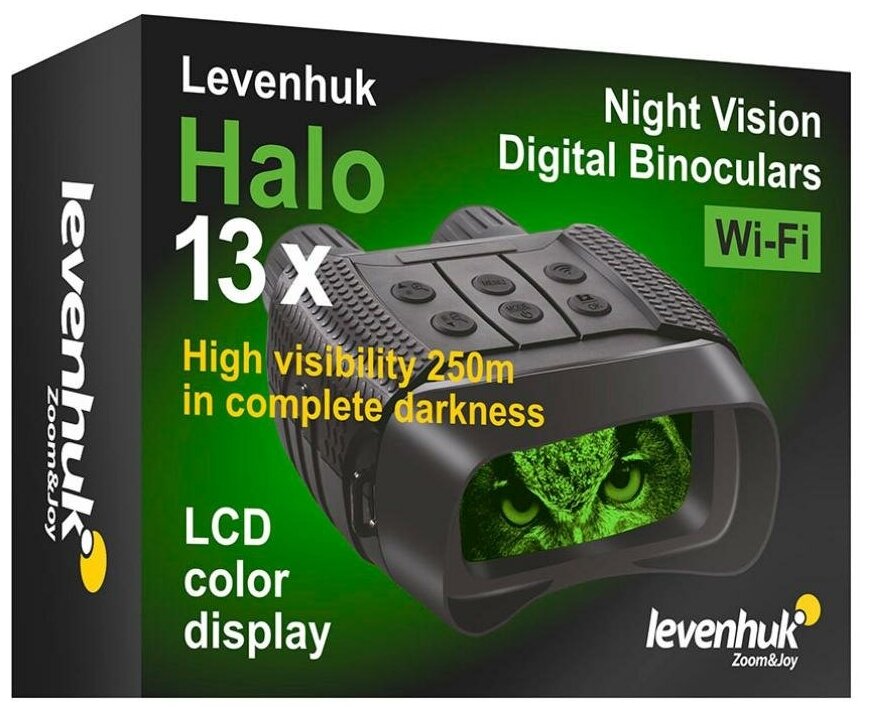Бинокль цифровой ночного видения Levenhuk (Левенгук) Halo 13x Wi-Fi - фото №16