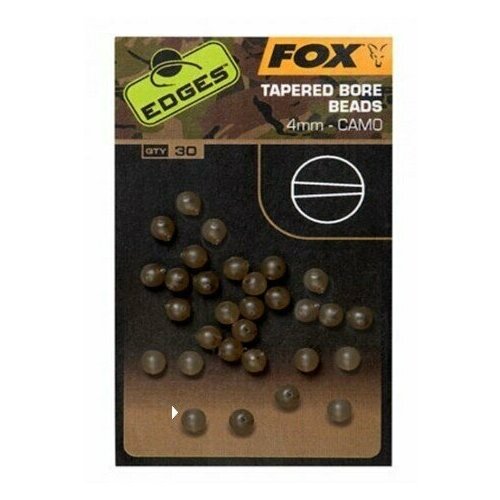 Бусина буферная Fox Edges Camo Tapered Bore Bead 4mm 30шт