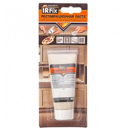 Шпатлевка - реставрационная паста для дерева мебельная, туба 55 гр. ольха IRFix в блистере