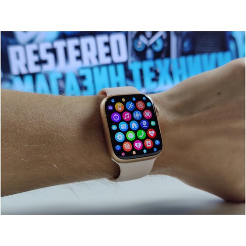 Умные часы Smart Watch 7 DT NO 1 Series 7 45mm русский язык золотые RESTEREO 289000₽