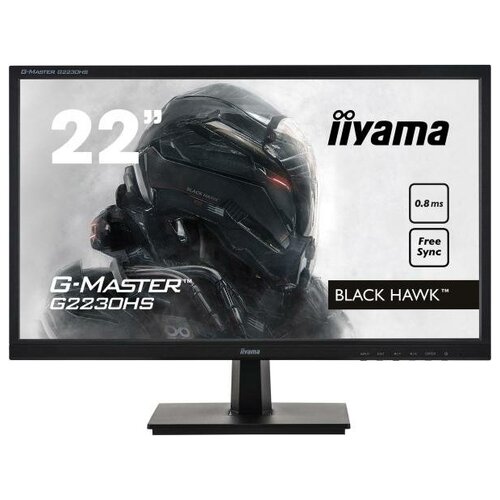 Монитор Iiyama 21.5 G-Master G2230HS-B1 черный TN LED 16:9 HDMI M/M матовая 250cd 170гр/160гр 1920x1080 D-Sub DisplayPort FHD 3.1кг