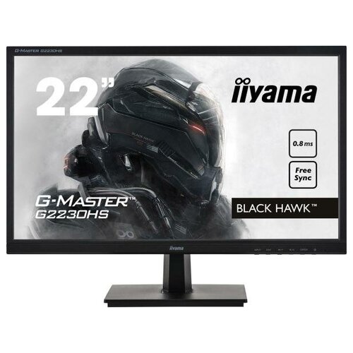Монитор Iiyama 215 G-Master G2230HS-B1 черный TN LED 169 HDMI MM матовая 250cd 170гр160гр 1920x1080 D-Sub DisplayPort FHD 31кг 1288900₽