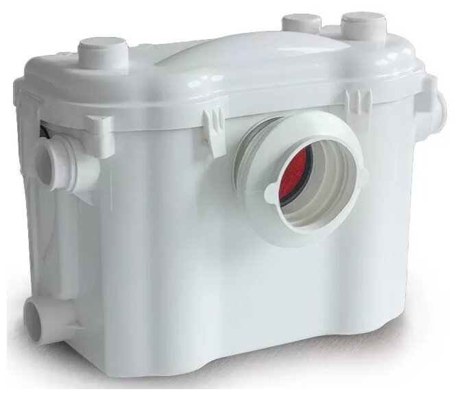 TIM Санитарный насос с измельчителем для отвода из унитаза, раковины и душ (ванны) 450Вт до 8м, до 145 л/м, AM-STP-450