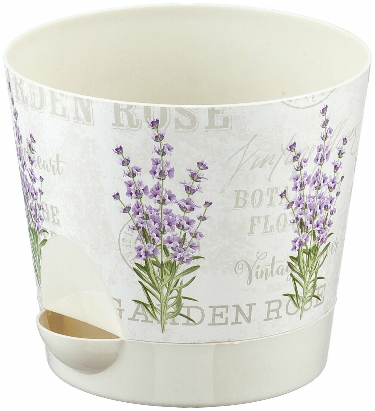 Кашпо для цветов IDEA Ника деко 27 л лаванда (М3078)