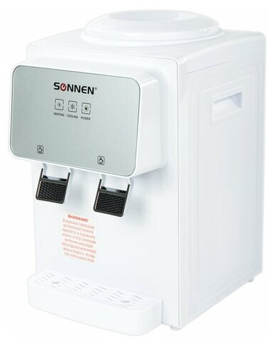 Кулер для воды Sonnen TSE-02WP 455622 настольный, белый