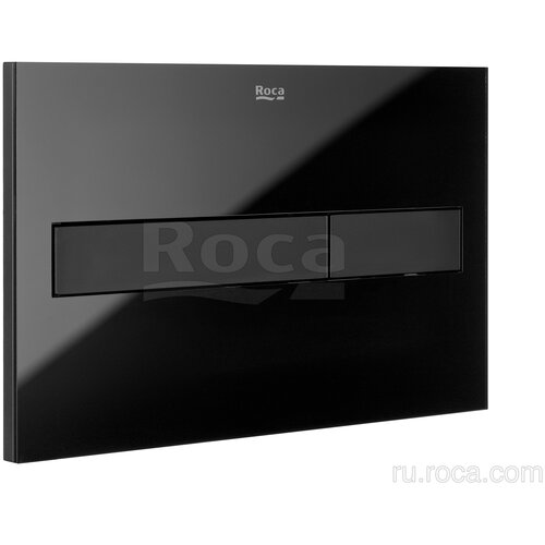 Клавиша для инсталляции Roca Duplo PL-7 двойной смыв, черная 890088308