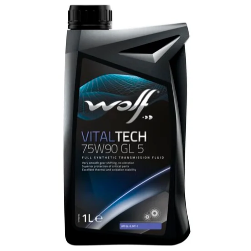 Масло трансмиссионное Wolf VitalTech GL-5, 75W-90, 1 л