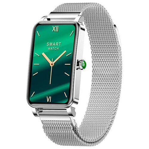 Смарт-часы ZDK ZX19 сатурация шагомер датчик давления пульсометр серебристые 641300₽