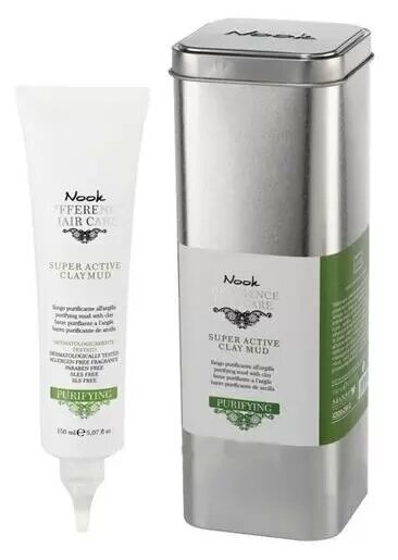 NOOK DIFFERENCE HAIR CARE Супер активная очищающая глина для кожи головы Ph 6,2 150 мл