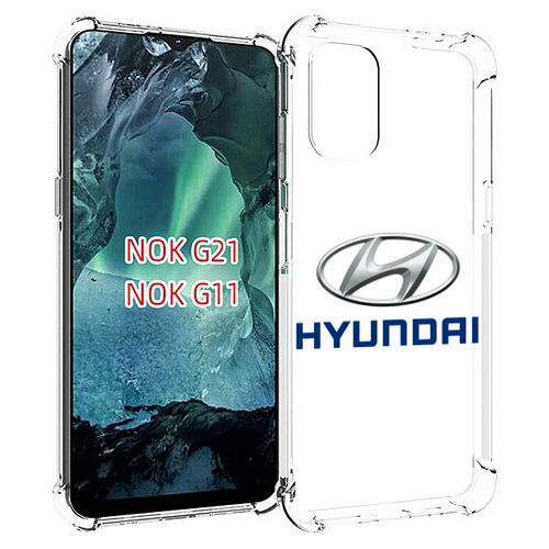 Чехол MyPads hyundai-4 мужской для Nokia G11 / G21 задняя-панель-накладка-бампер чехол mypads hyundai хендай 1 для nokia g11 g21 задняя панель накладка бампер