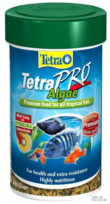Tetra (корма) Растительный корм для декор.рыб чипсы Tetra Pro Algae 100ml 138988 0,018 кг 45035 (5 шт)