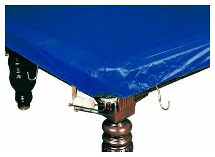 Влагостойкое покрывало для бильярдного стола Classic 10 футов (темно-синее, резинки на лузах)