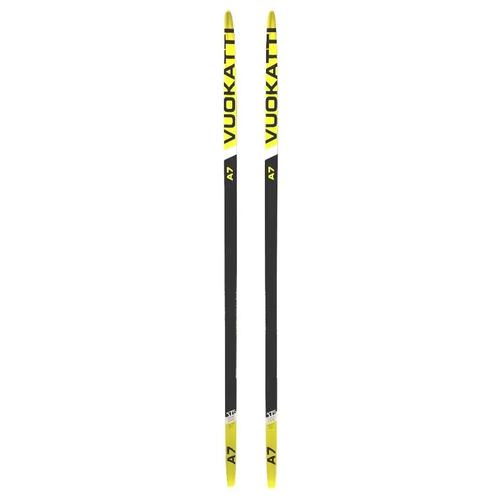 Лыжи беговые 200 см VUOKATTI Wax Black/Yellow